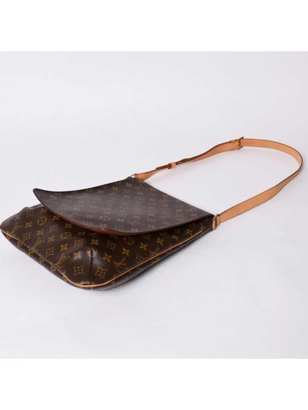 Louis Vuitton Monogram Musette Salsa Shoulder Bag Brown Vachetta Leather